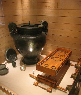 Reconstitution de la tombe de la Dame de Vix