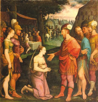 Détail peinture - Chambre de Judith