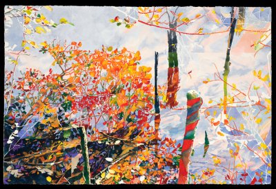 Caducées ombres et lumières 2005 - aquarelle