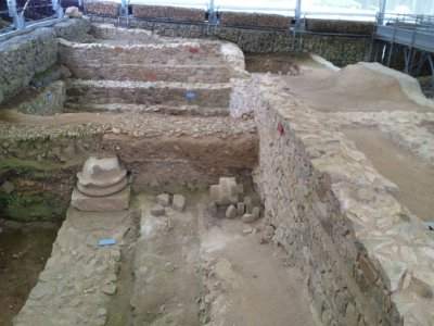 Chantier de fouilles à Bibracte