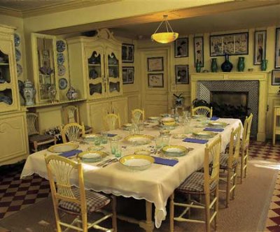 Salle à manger à Giverny