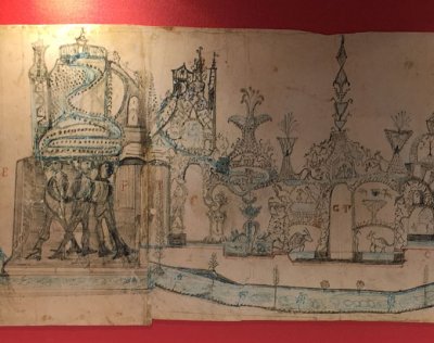 dessin preparatoire (détail)